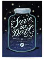 Firefly Mason Jar Save The Date Cards