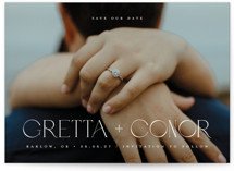 Diamond Save The Date Cards