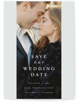 French Love Story Save The Date Cards