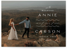 Wiggly Weekend Save The Date Cards