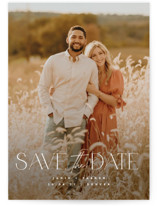 Simple Elegance Save The Date Cards