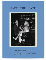 Blue Save the Date Save The Date Cards