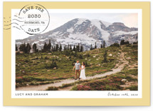 Stamped Save The Date Cards