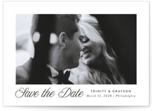 Classically Save The Date Cards