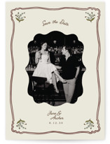 Married + Matted Photo Save The Date Cards