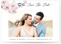 beautifully painted Save The Date Cards