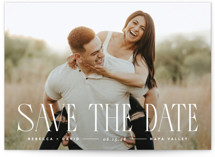headlined Save The Date Cards