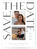 Deux Save The Date Cards