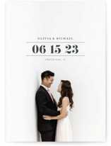 Classic Date Save The Date Cards