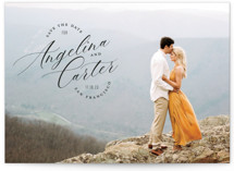 Classic Curves Save The Date Cards