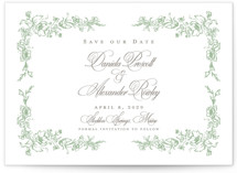 Romantic Garden Save The Date Cards