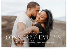 Simple name Save The Date Cards