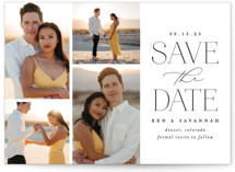 Simple Romance Save The Date Cards