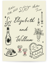 Vintage Lovers Save The Date Cards