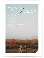 Modern Expression Save The Date Cards