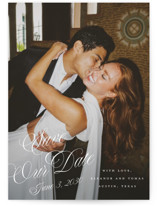 Scripted Date Save The Date Cards