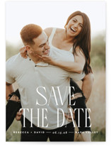 headlined Save The Date Cards