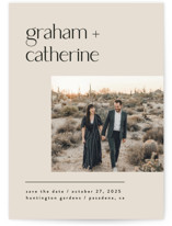 Modern lines Save The Date Cards