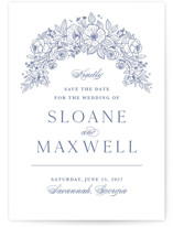 Wild Roses Save The Date Cards