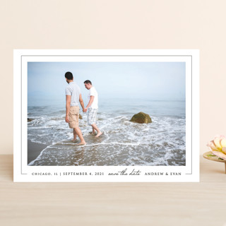 Photo First Save The Date Cards