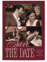 Elegant Three Save The Date Cards