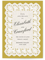 Eyelet Save The Date Cards