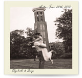 Old Romance Save The Date Cards