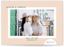 Minimal Modern Save The Date Cards