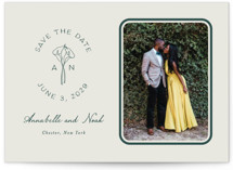 Pair of Calla Lilies Save The Date Cards