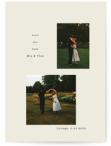 Typed Save The Date Cards