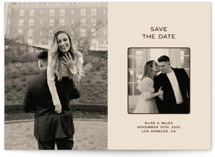 holiday duo Save The Date Cards