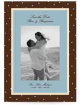 festive polka Save The Date Cards