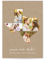 Texas Love Location Save The Date Cards