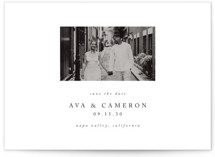 Simple Elegance Save The Date Cards