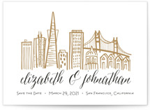 Skyline - San Francisco Save The Date Cards