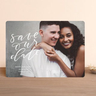 Chalkboard Save The Date Cards