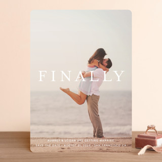 Its Finally Time Save The Date Cards