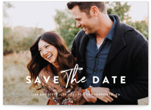 modern classic Save The Date Cards