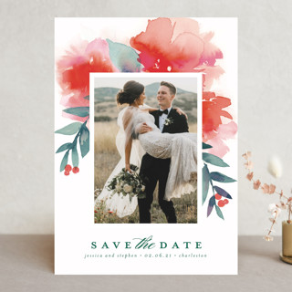 Blooms + Berries Save The Date Cards