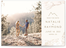 Birchbark Save The Date Cards