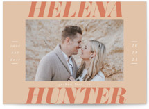 Terra Cotta Save The Date Cards