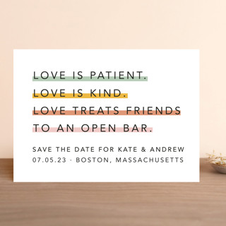 Love is... Save The Date Cards