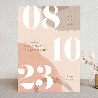 Big Bold Save The Date Cards