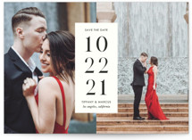 Contemporary Date Grand Save The Date Cards