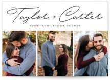 Scripted Names Grand Save The Date Cards
