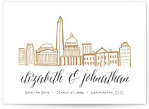 Skyline - Washington DC Grand Save The Date Cards