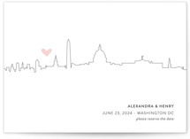 Love in the City - Washington DC Grand Save The Date Cards