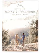 Birchbark Grand Save The Date Cards