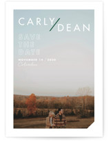 Modern Expression Grand Save The Date Cards