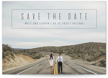 boxed announcement Grand Save The Date Cards